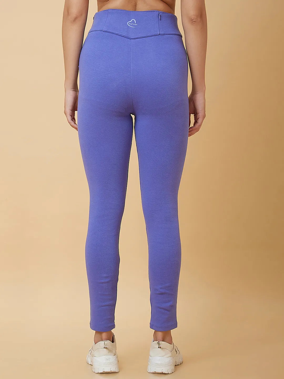 Women Legging Fit None Leggings Purple by Being Human Clothing