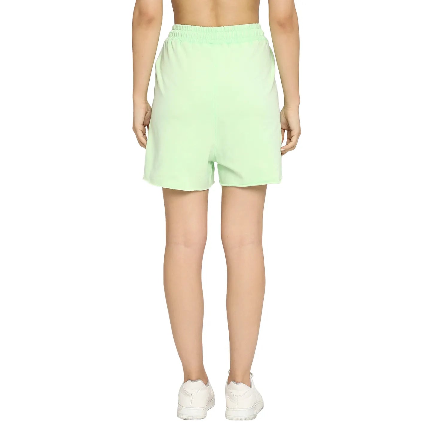 Being Human Clothing Women Relax Fit Shorts-Patina Green