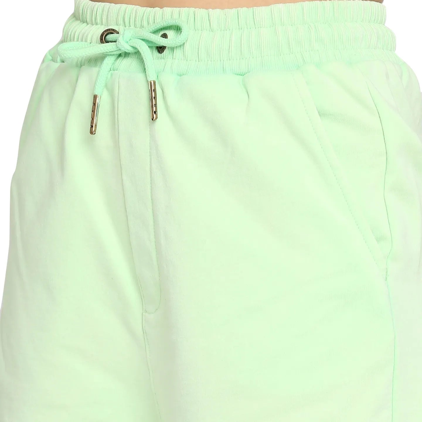 Being Human Clothing Women Relax Fit Shorts-Patina Green