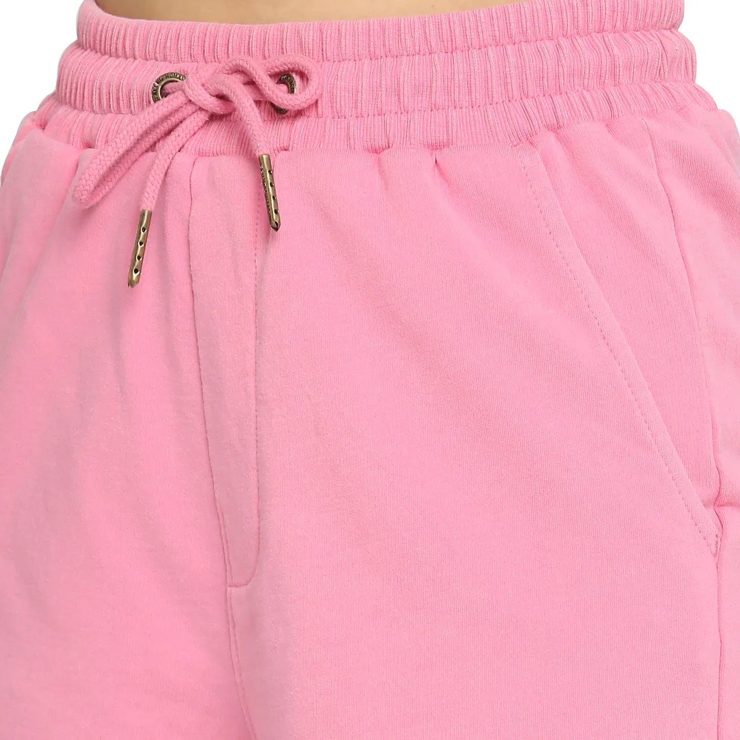 Being Human Clothing Women Relax Fit Shorts-Pink