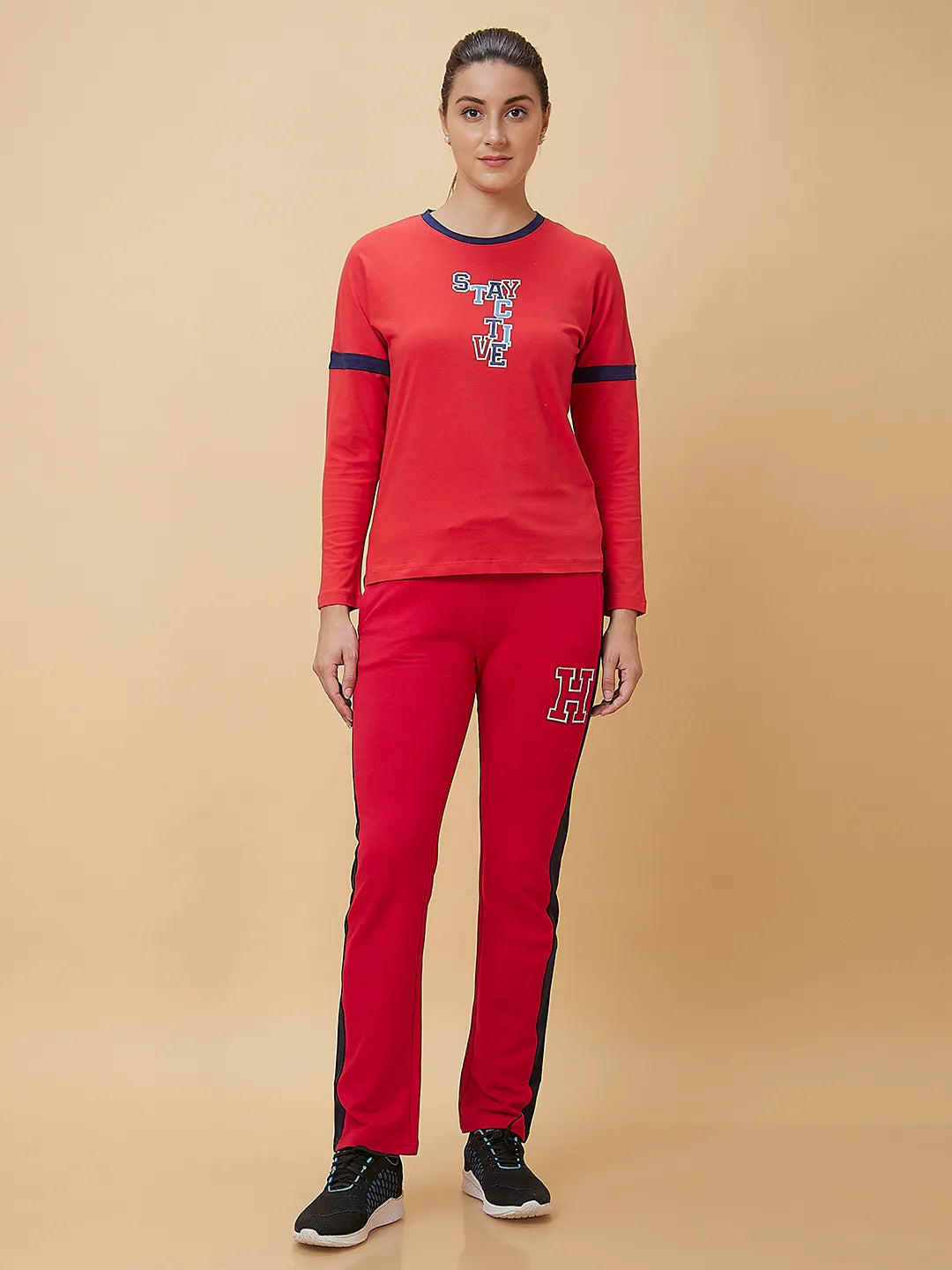 Being Human Clothing Women Regular Fit None T-Shirts Red