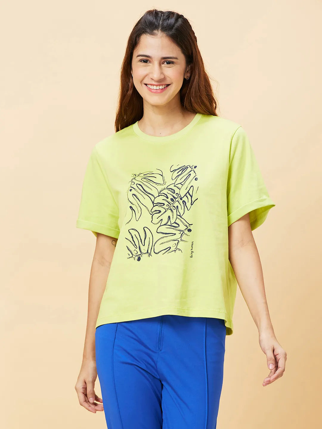 Being Human Clothing T-Shirts Womens Sulpher Spring