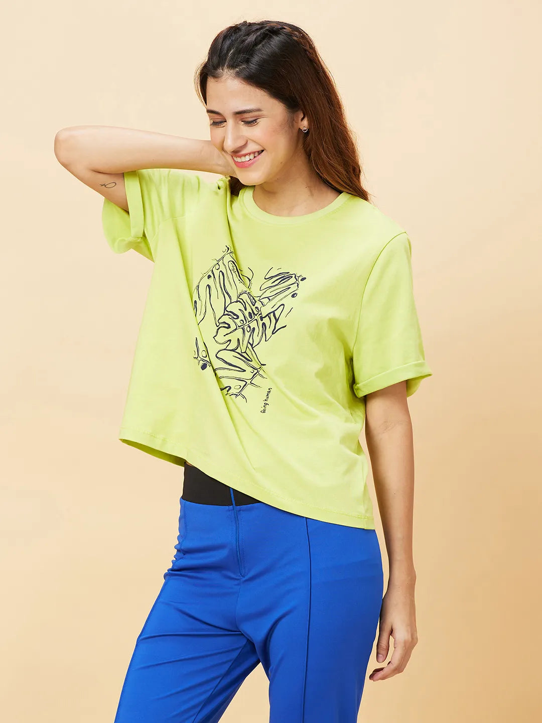 Being Human Clothing T-Shirts Womens Sulpher Spring