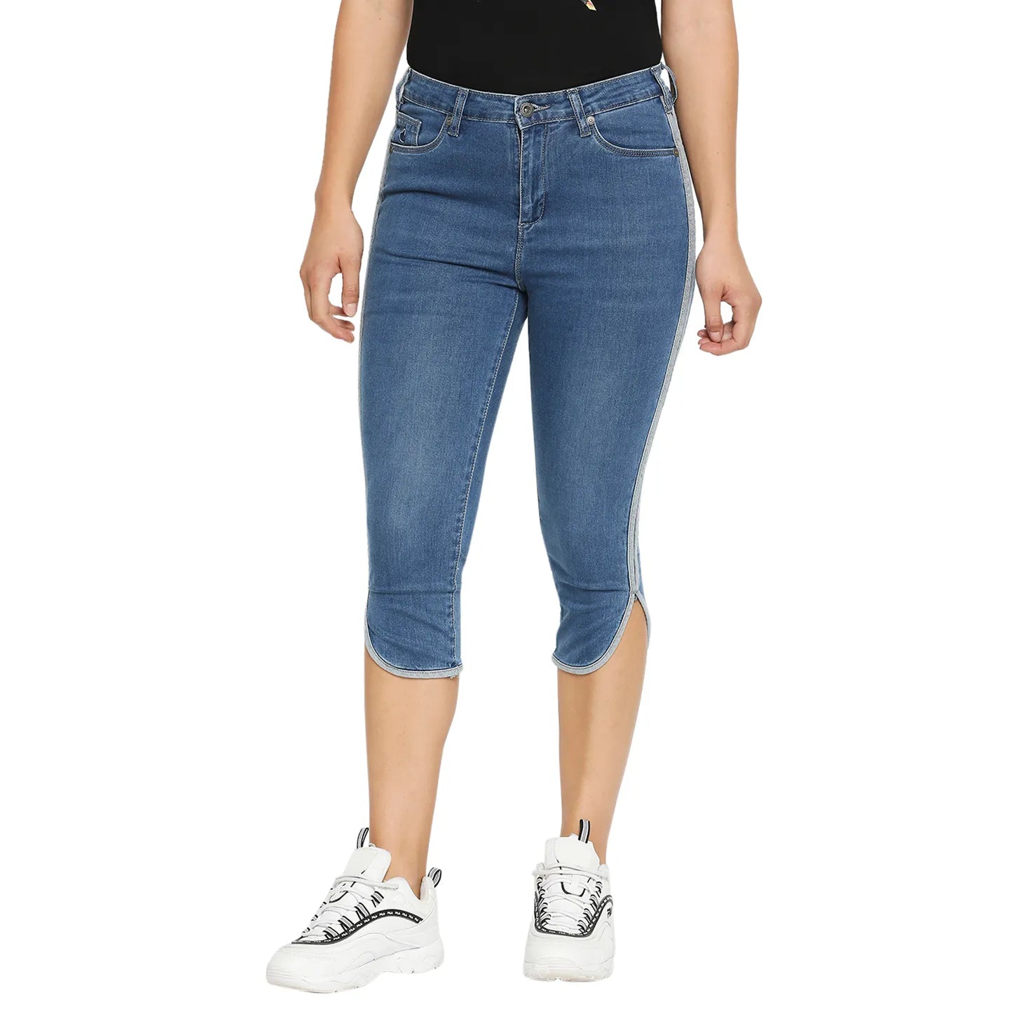 Being Human Clothing Women Skinny Fit Denim-Mid Tone