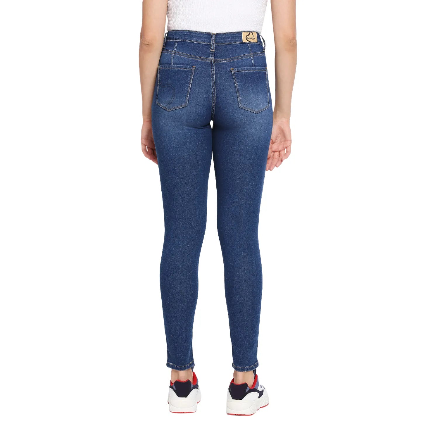 Being Human Clothing Women Skinny Fit Denim-Mid Blue