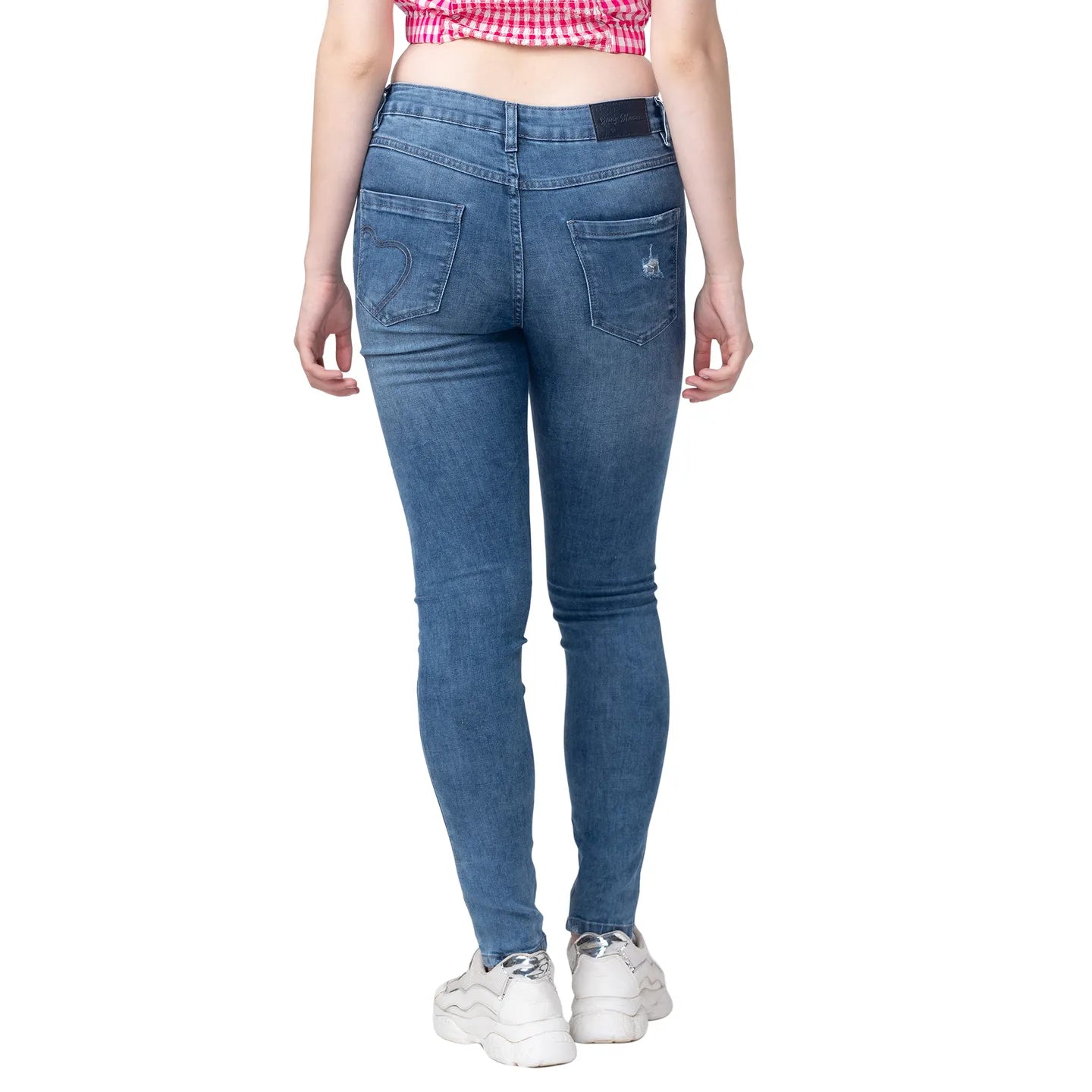 Being Human Clothing Women Skinny Fit Denim-Blue Tone