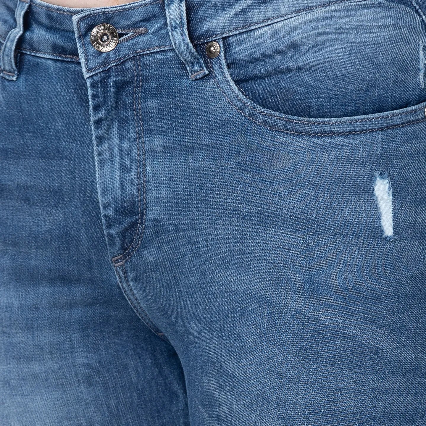 Being Human Clothing Women Skinny Fit Denim-Blue Tone