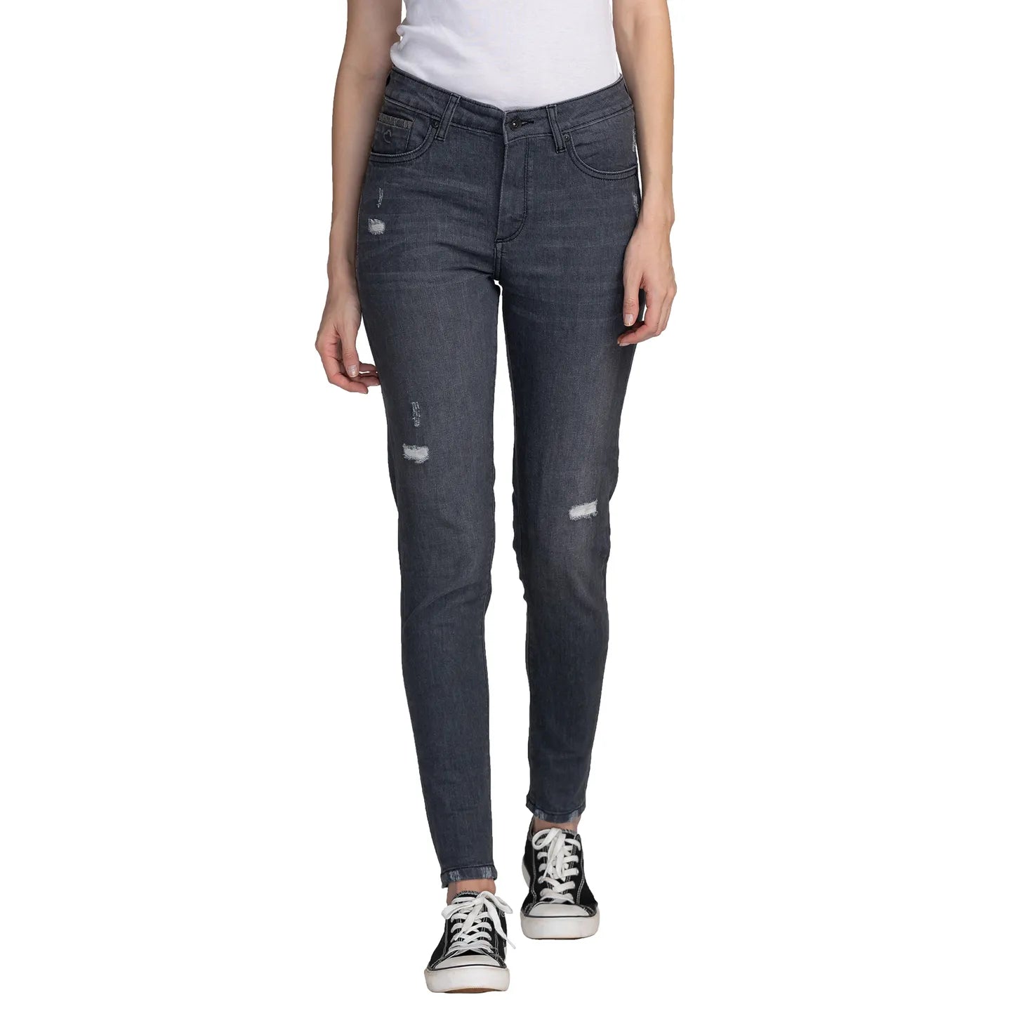 Being Human Clothing Women Skinny Fit Denim-Grey Tone