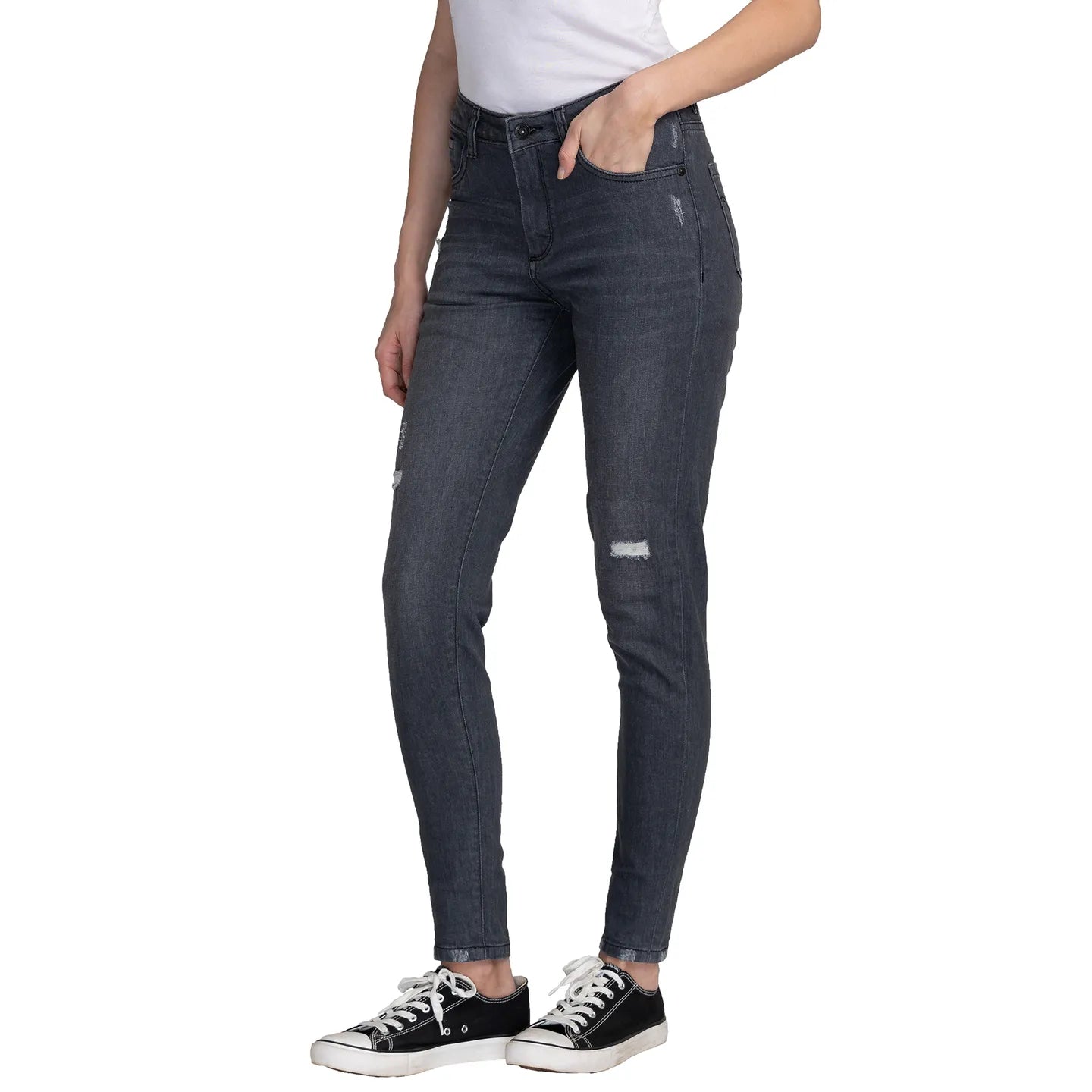 Being Human Clothing Women Skinny Fit Denim-Grey Tone