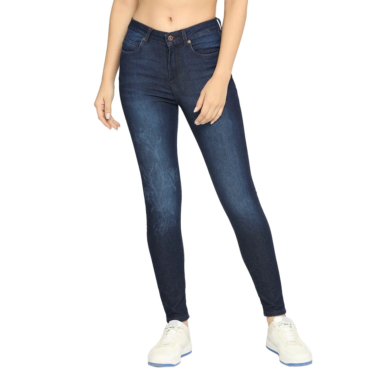 Being Human Clothing Women Skinny Fit Denim-Dk Wash