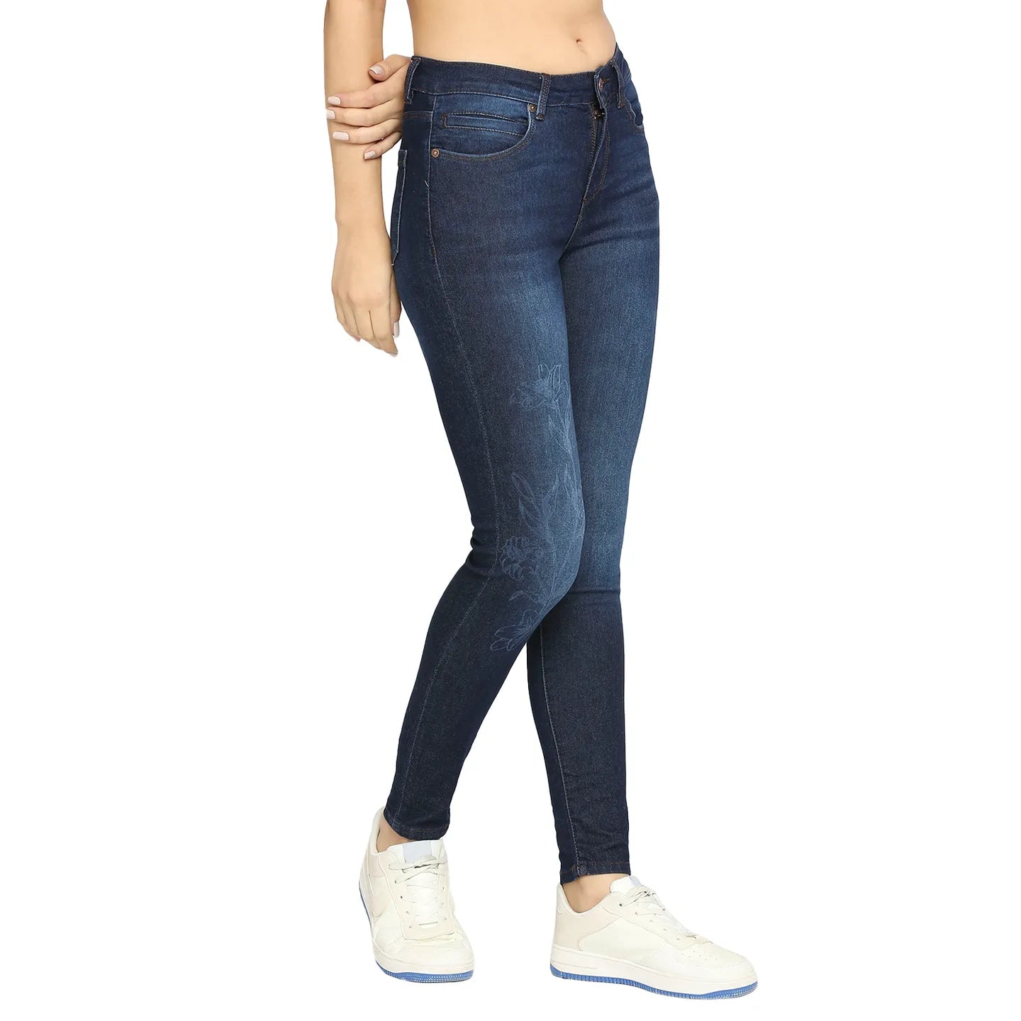 Being Human Clothing Women Skinny Fit Denim-Dk Wash