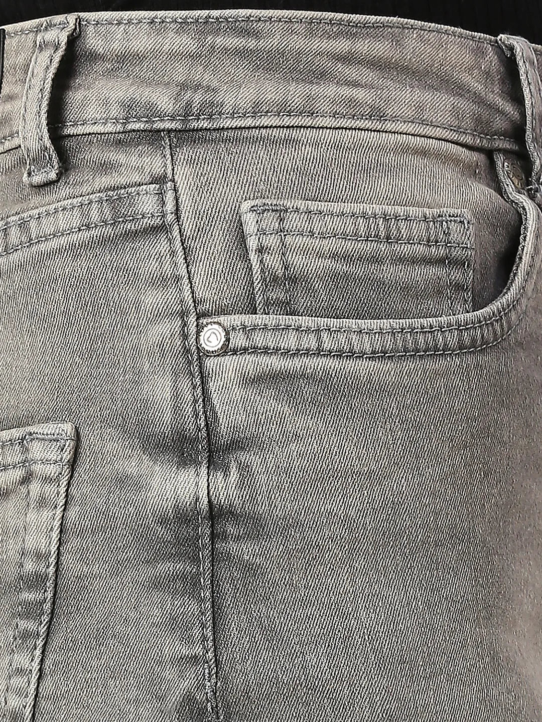 Being Human Clothing Women Wide Flare Leg High Rise Fit Denim-Grey Wash