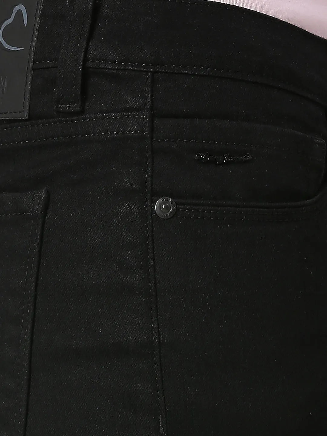 Being Human Clothing Women Boot Cut Mid Rise Fit Denim-Black