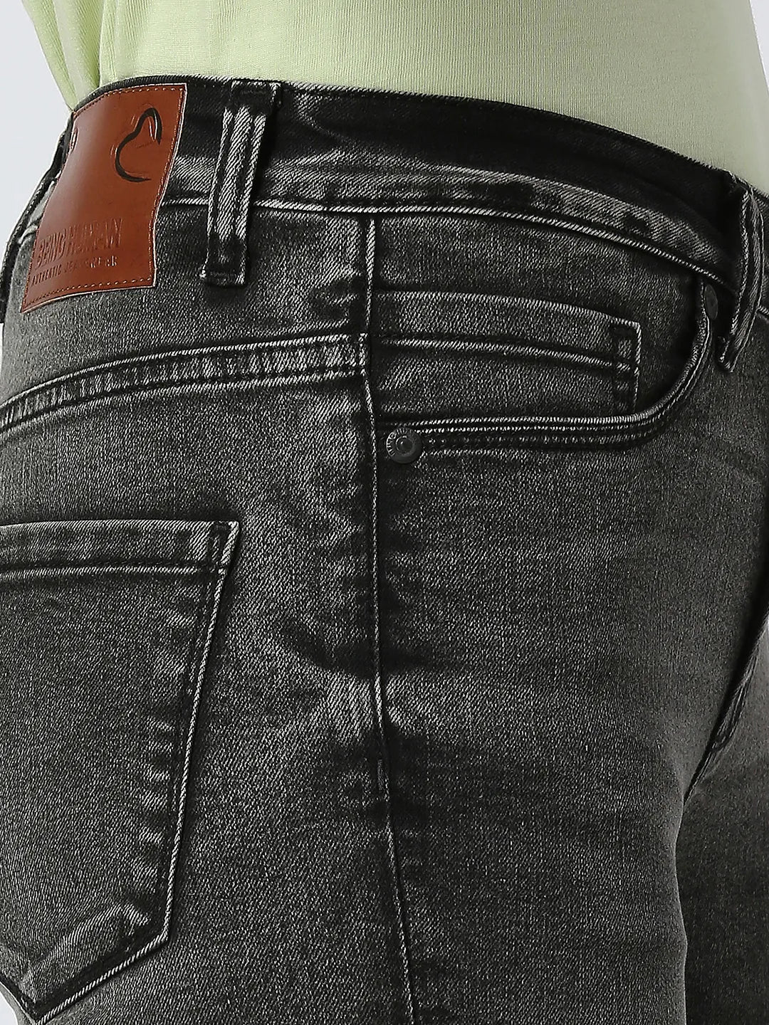 Being Human Clothing Women Skinny Mid Rise Fit Denim-Black Wash