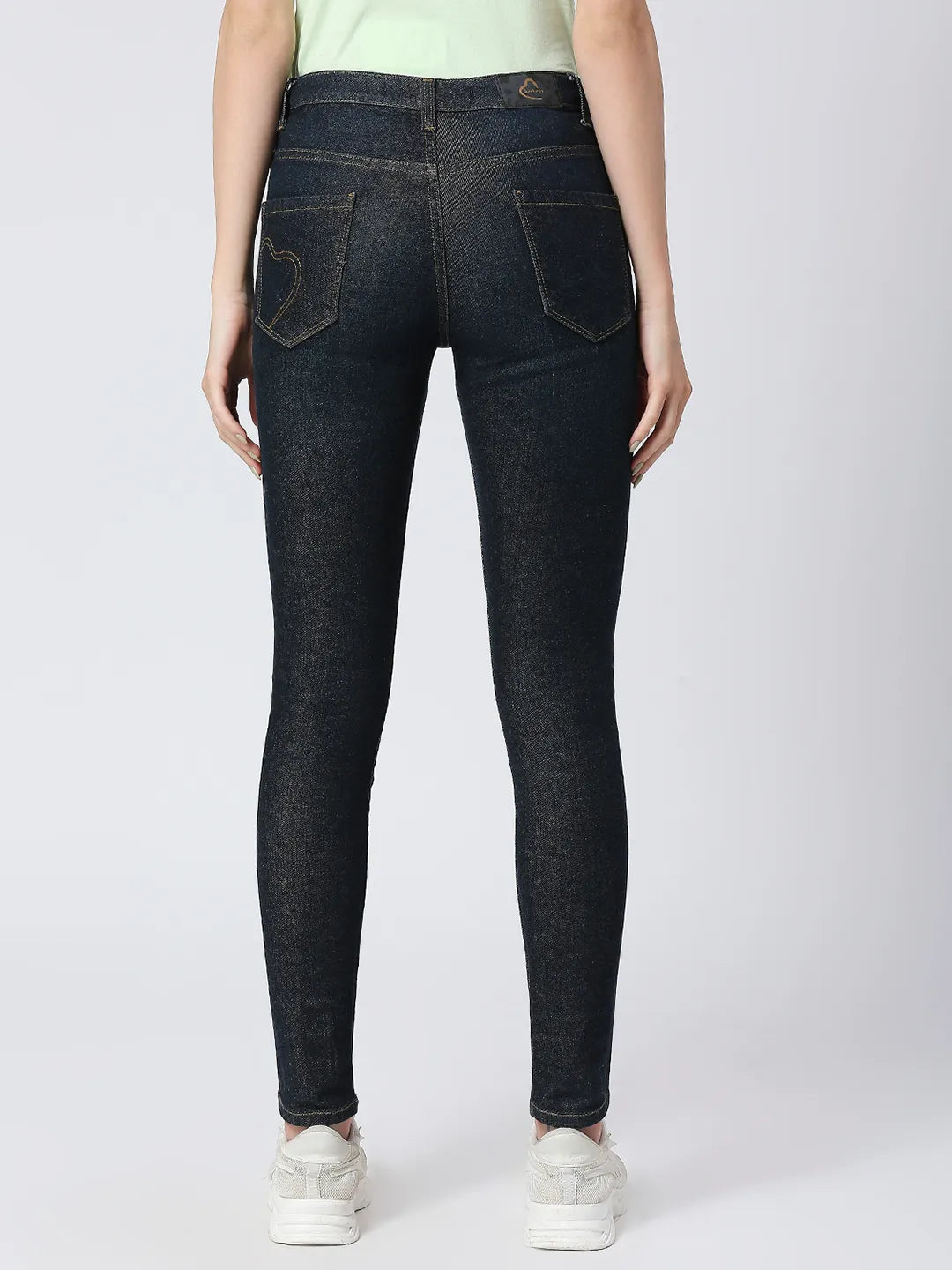 Being Human Clothing Women Skinny Mid Rise Fit Denim-Dark Indigo