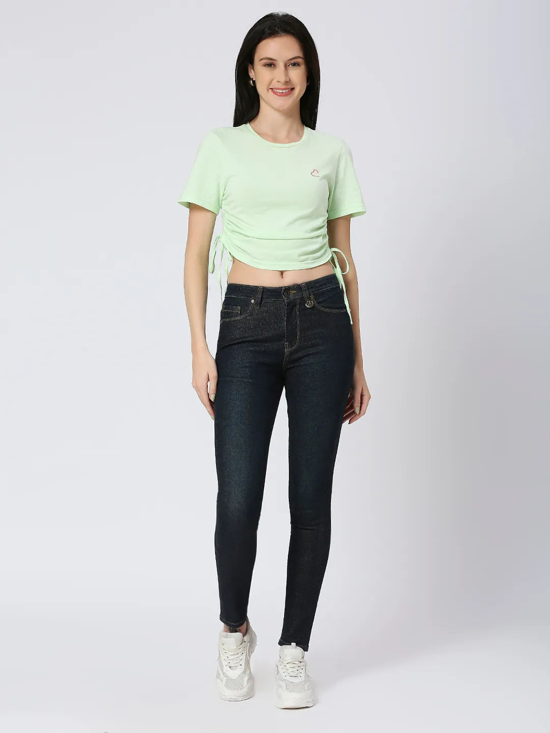 Being Human Clothing Women Skinny Mid Rise Fit Denim-Dark Indigo