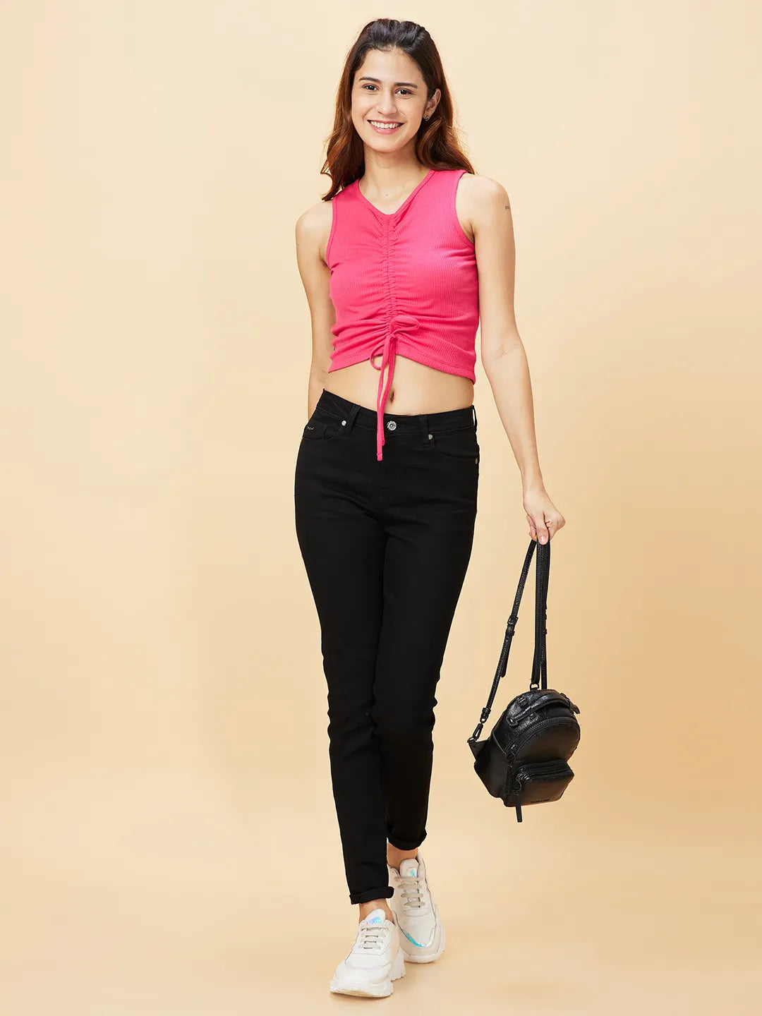 Being Human Clothing Denim Womens Raw Black