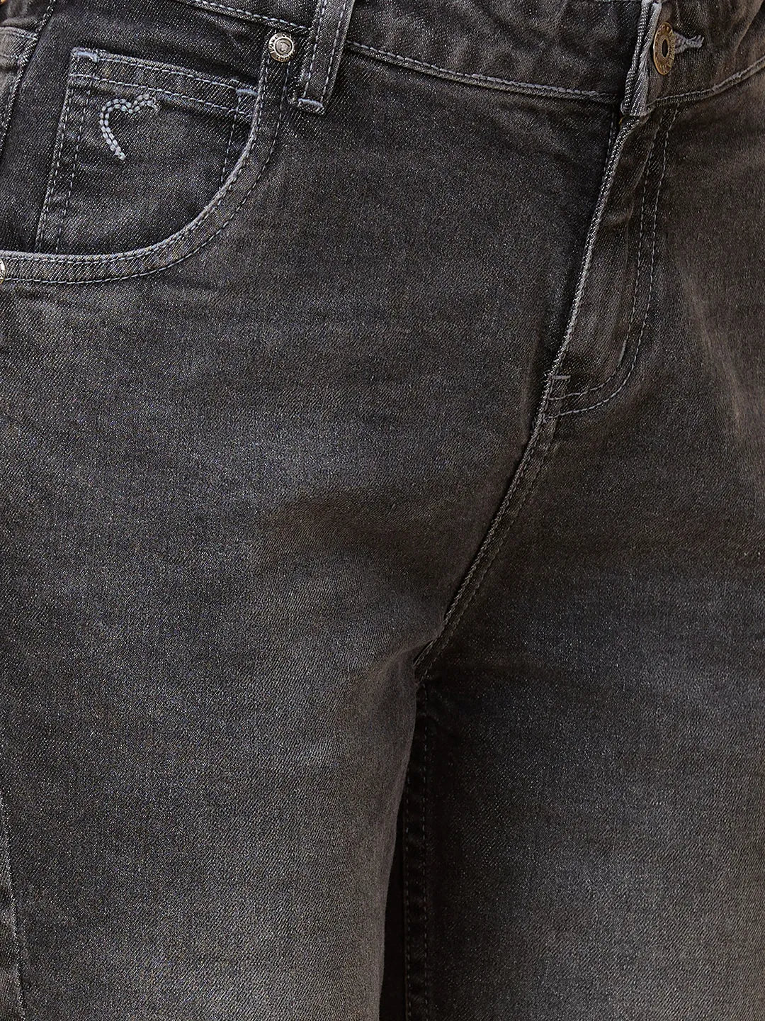 Being Human Clothing Womens-Bottom Denim Charcoal