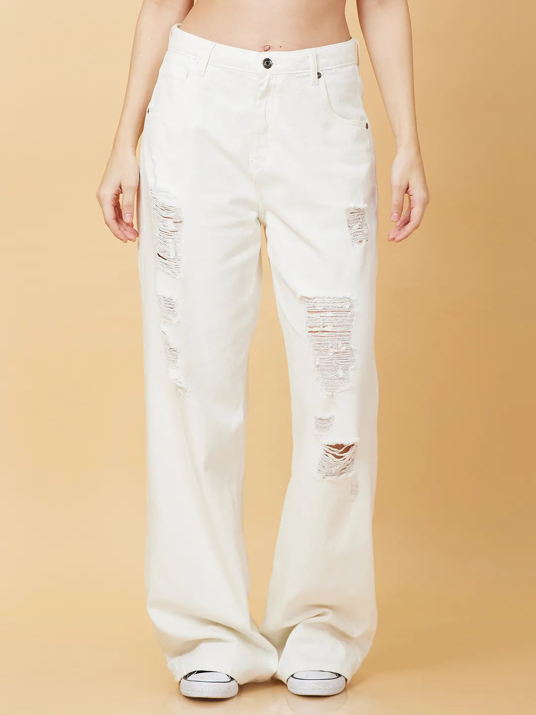 Being Human Clothing Womens-Bottom Denim Rfd Kora