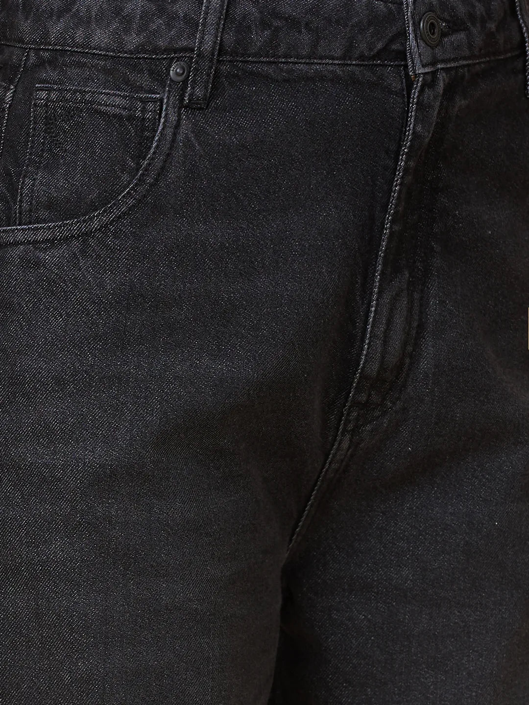 Being Human Clothing Womens-Bottom Denim Black