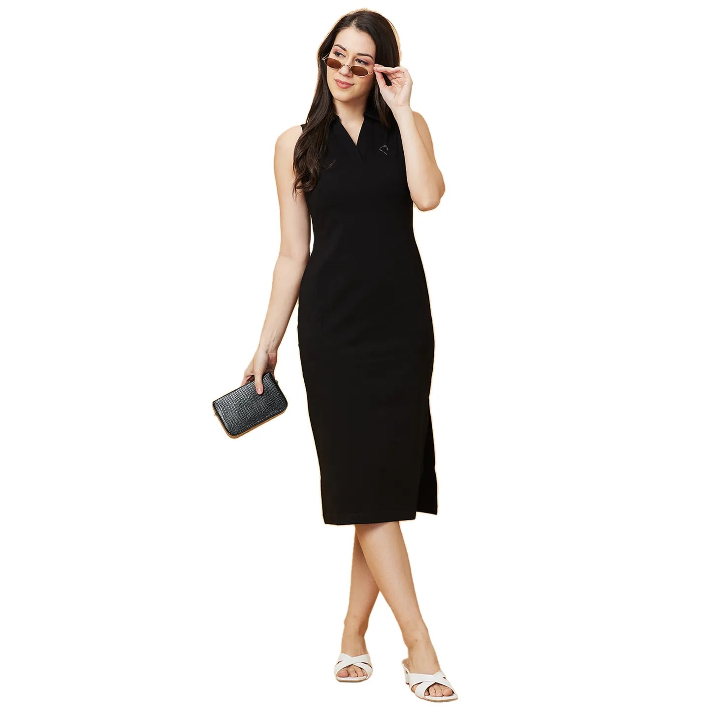 Womens-Top Dress Black by Being Human Clothing