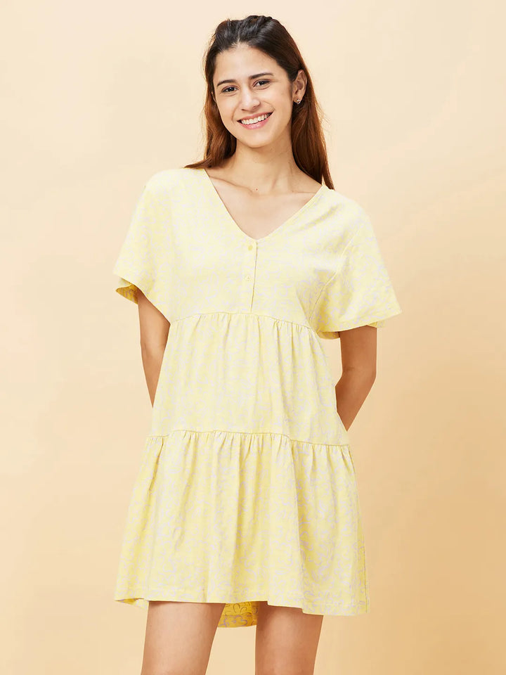 Yellow  Women's Dress