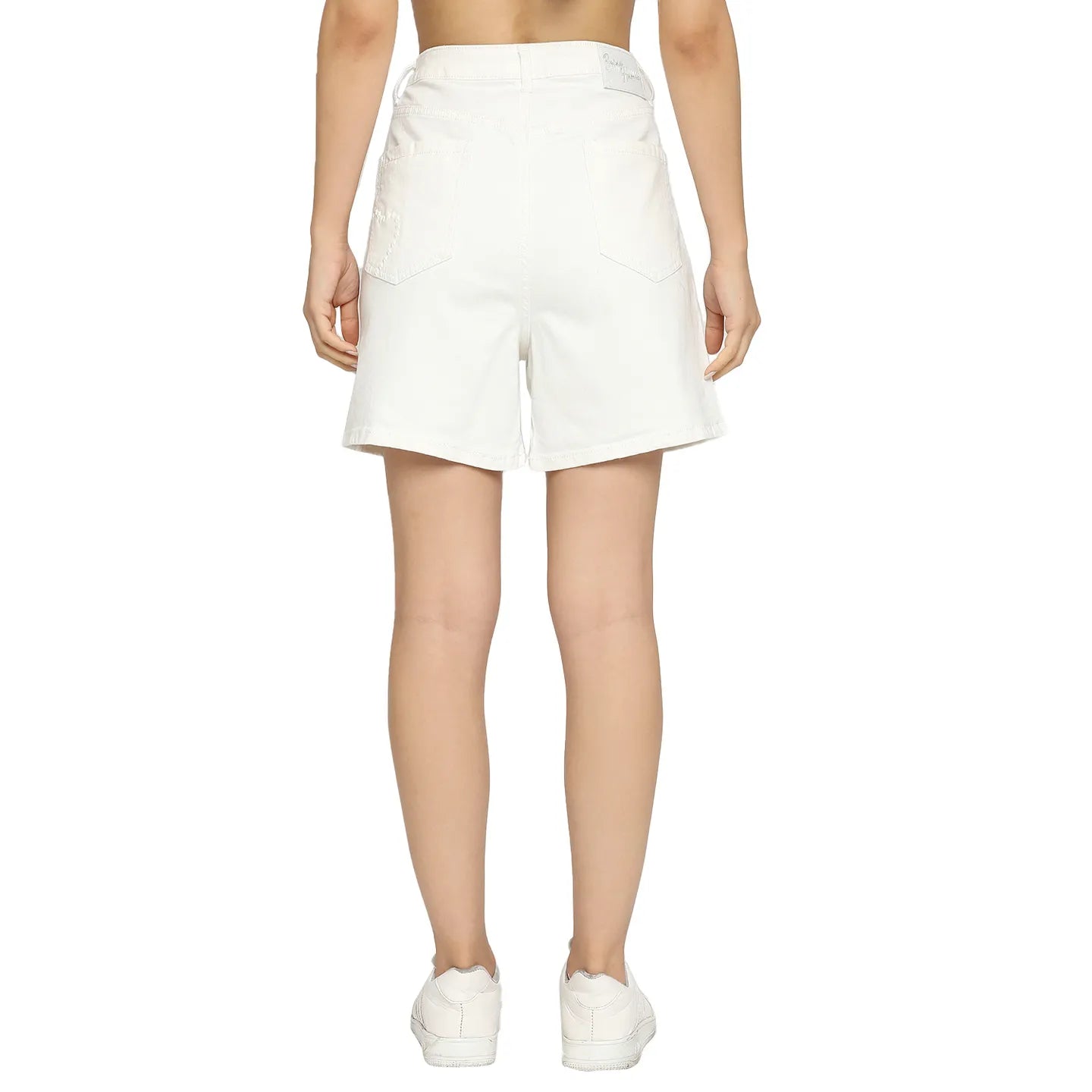 Being Human Clothing Women Regular Fit Shorts-White