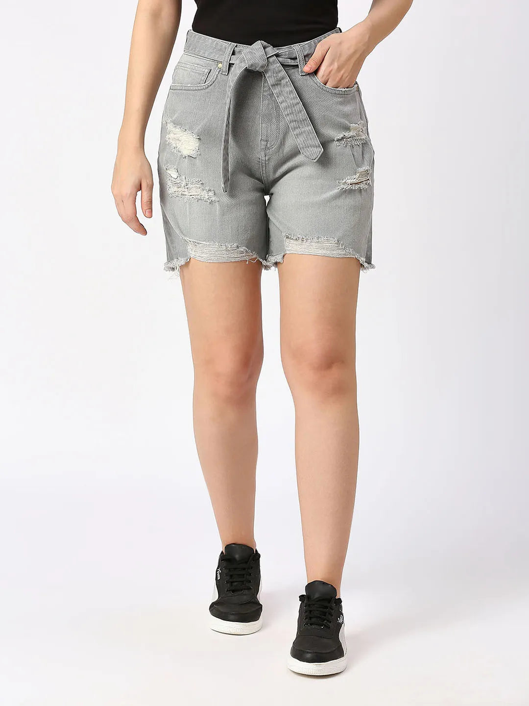 Being Human Clothing Shorts Womens Grey Wash