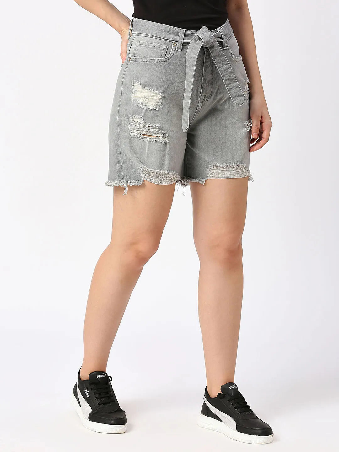 Being Human Clothing Shorts Womens Grey Wash