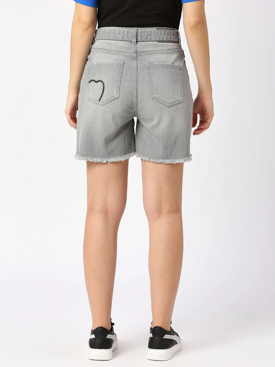 Being Human Clothing Shorts Womens Grey Wash