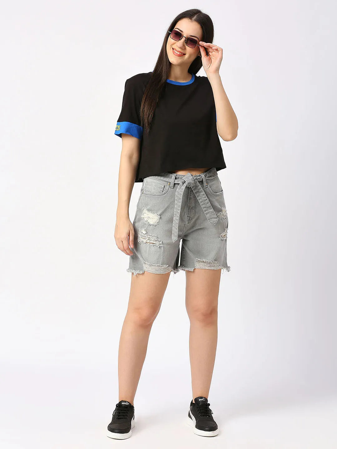 Being Human Clothing Shorts Womens Grey Wash