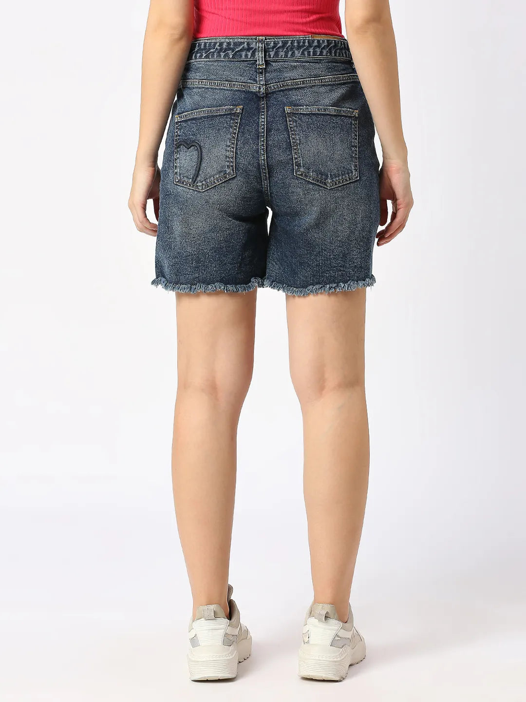 Being Human Clothing Shorts Womens Mid Blue Wash