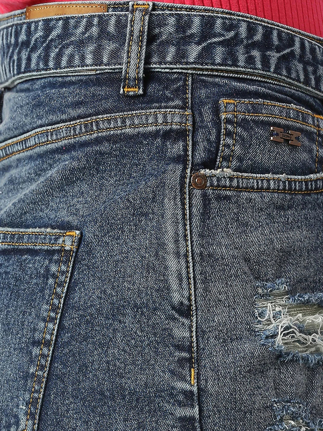 Being Human Clothing Shorts Womens Mid Blue Wash