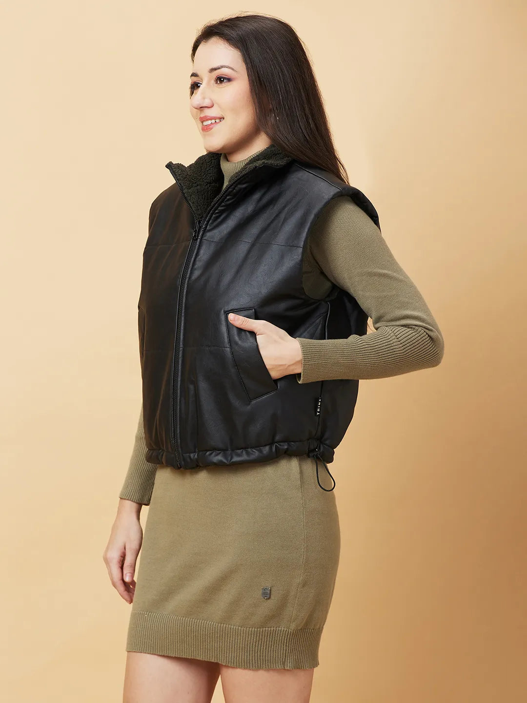 Black Women's Jacket By Being Human Clothing