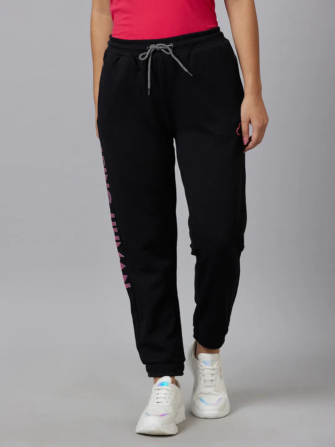 Beige Regular fit Men's Track Pants by Being Human Clothing main image 0