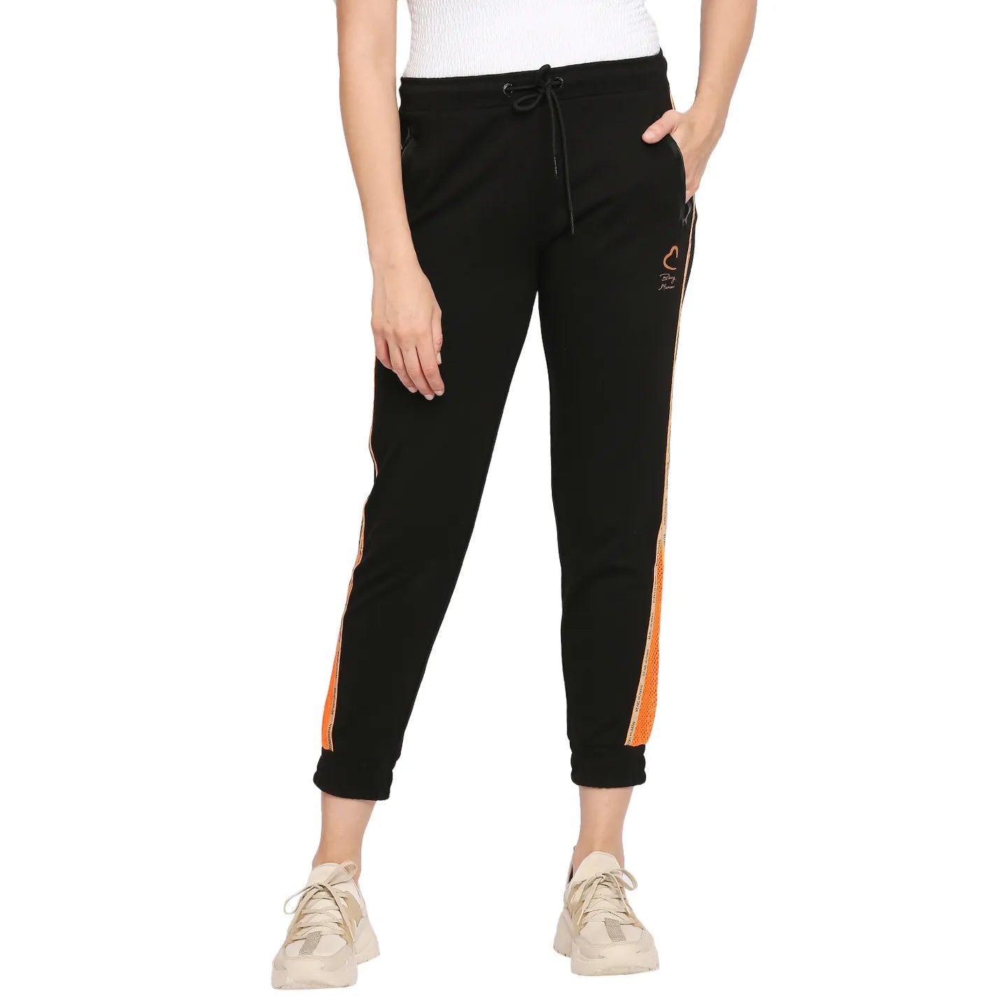 Being Human Clothing Women Jogger Fit Track-Jet Black