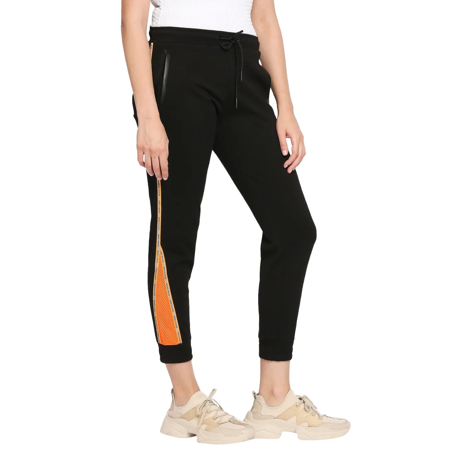 Being Human Clothing Women Jogger Fit Track-Jet Black