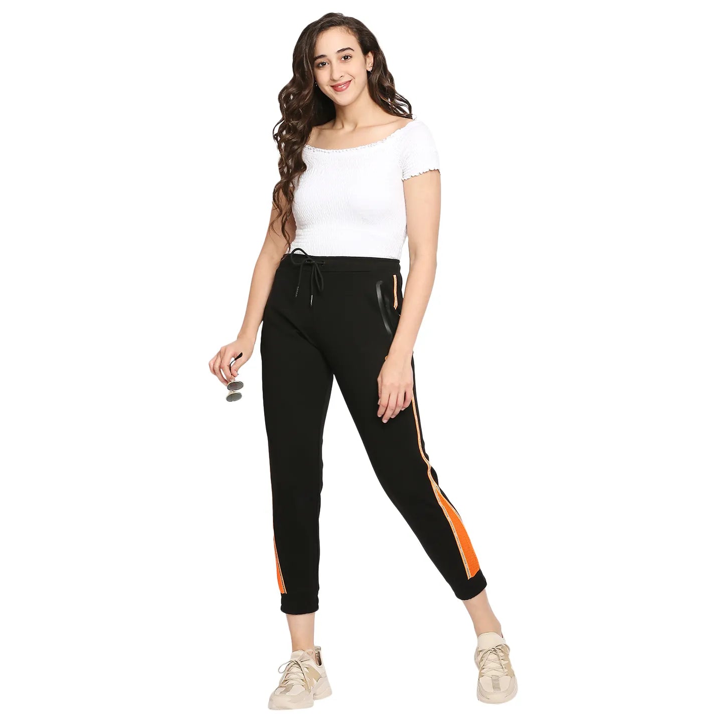 Being Human Clothing Women Jogger Fit Track-Jet Black