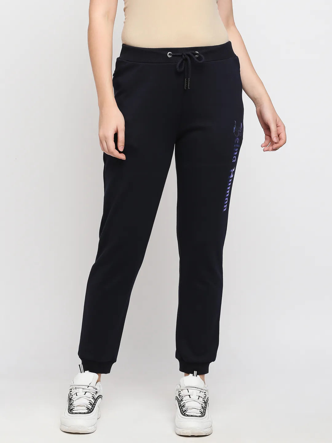 Being Human Clothing Women  Jogger Fit Track-Navy