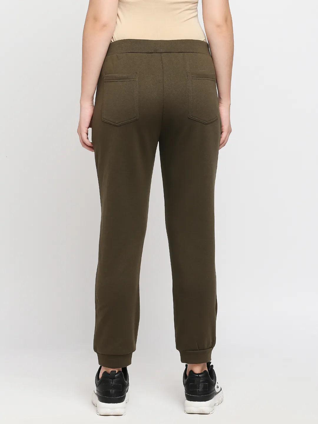 Being Human Clothing Women  Jogger Fit Track-Olive