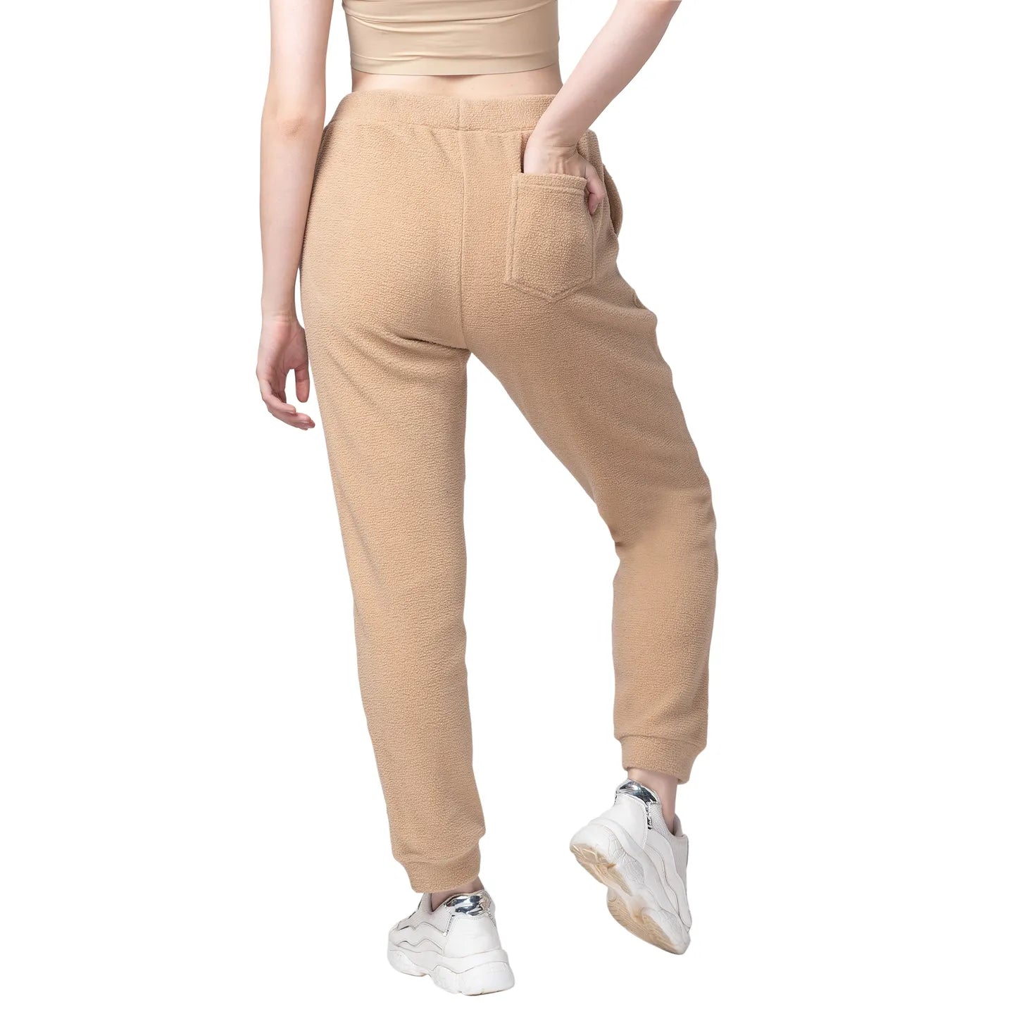 Being Human Clothing Women Easy Fit Jogger Track-Fawn