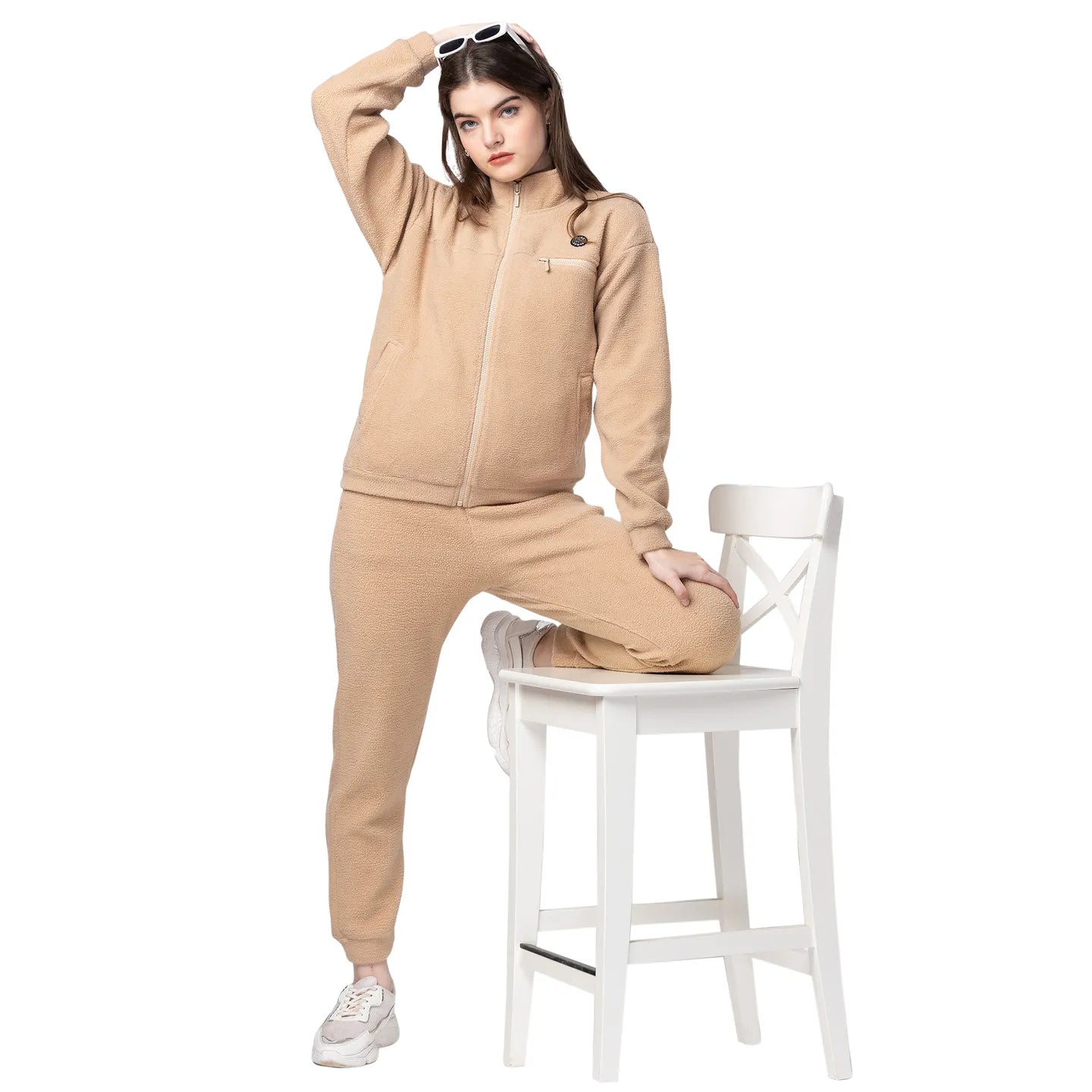 Being Human Clothing Women Easy Fit Jogger Track-Fawn