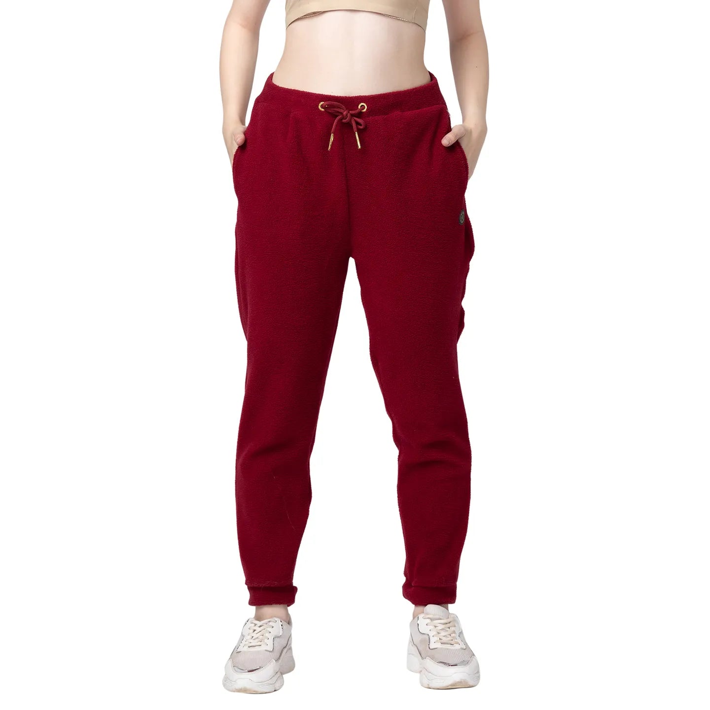 Being Human Clothing Women Easy Fit Jogger Track-Wine