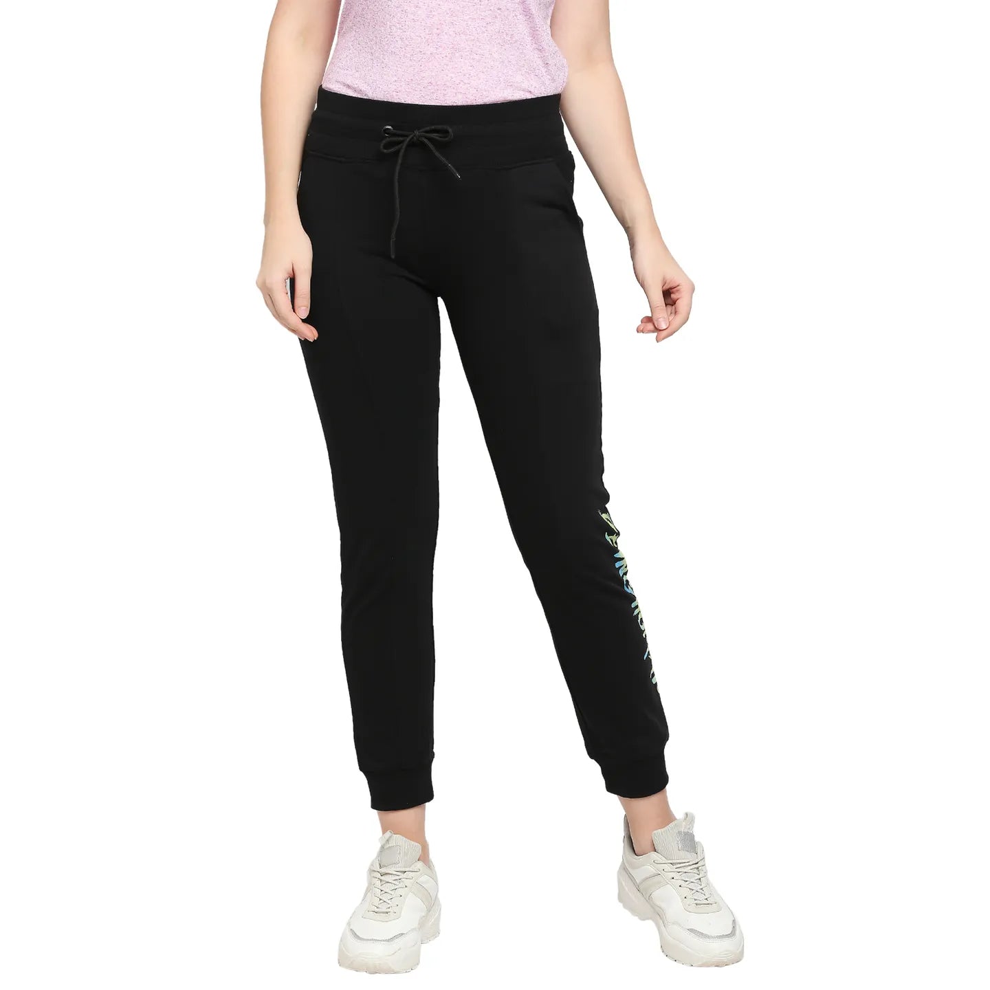 Being Human Clothing Women Jogger Fit Track-Jet Black