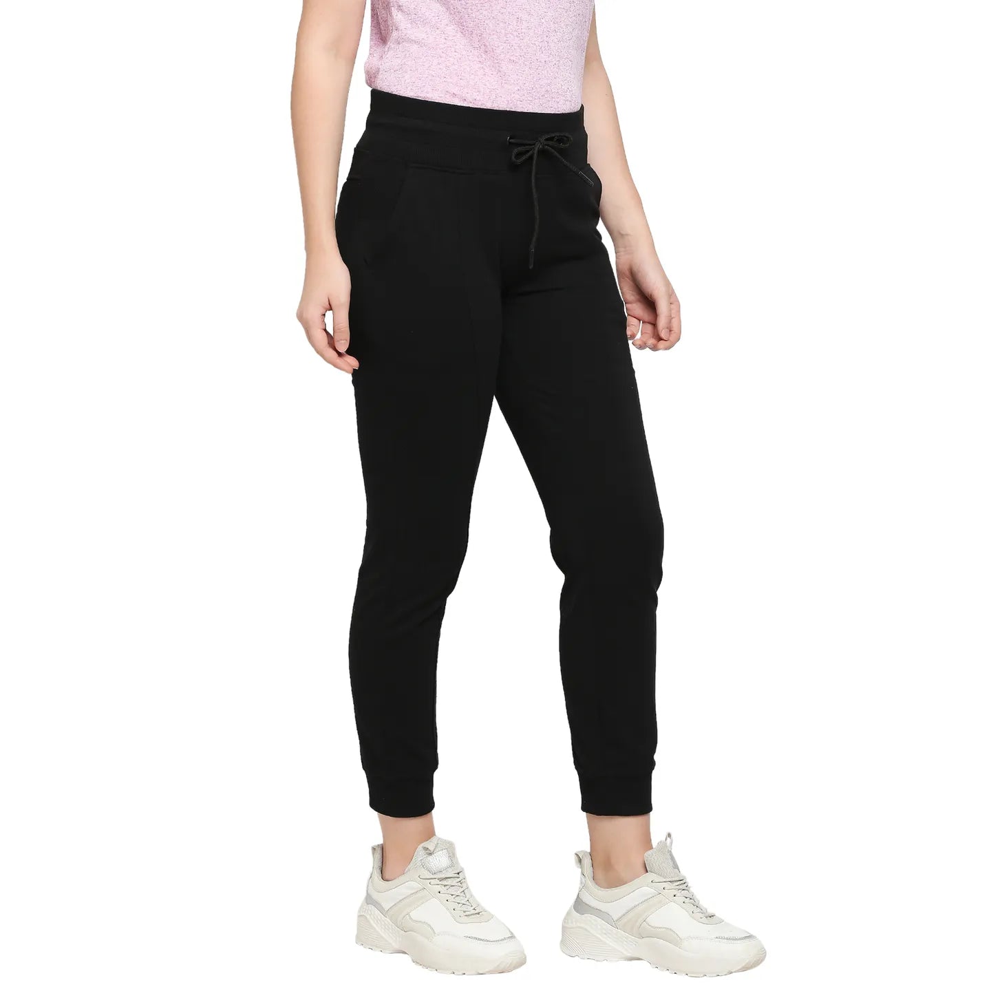 Being Human Clothing Women Jogger Fit Track-Jet Black