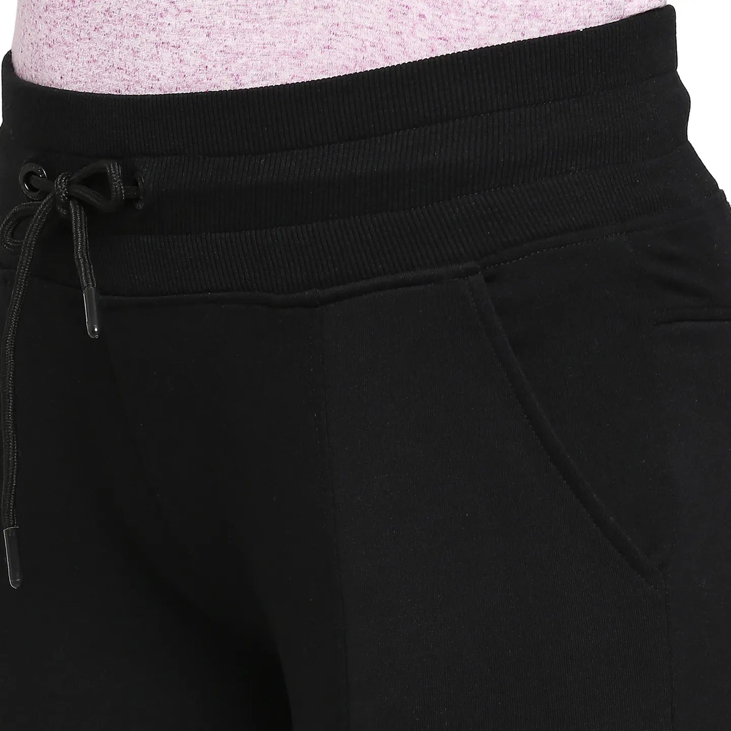 Being Human Clothing Women Jogger Fit Track-Jet Black