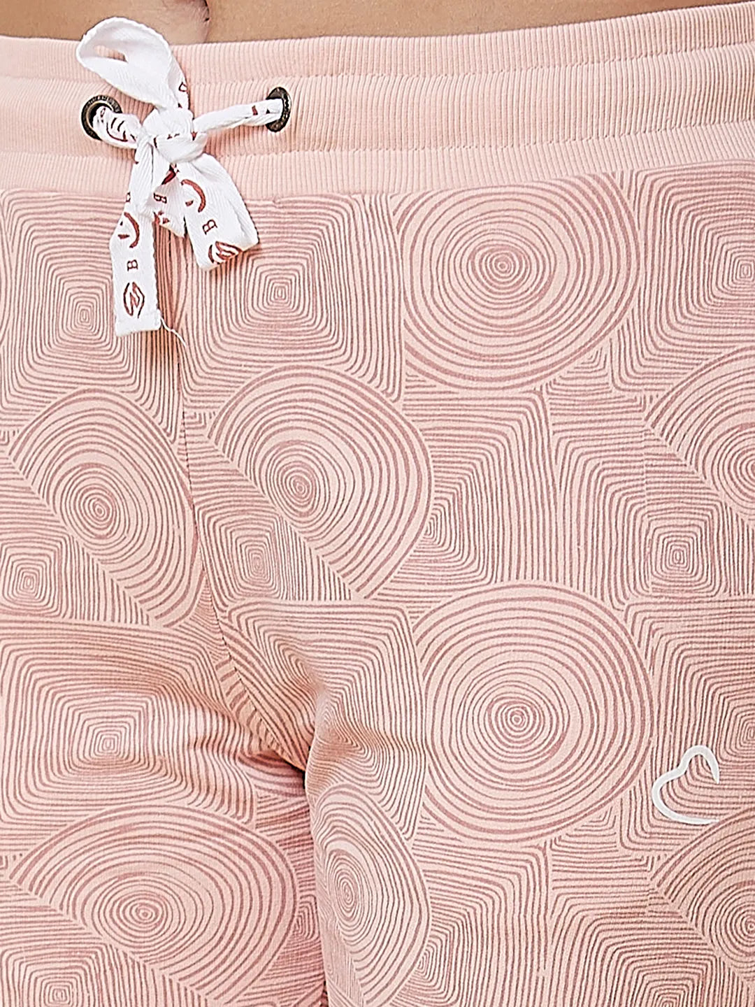 Pink Slim Fit Women's Track Pants By Being Human Clothing