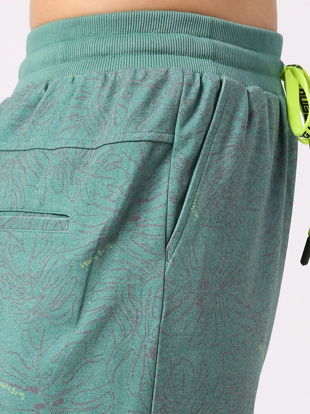 Being Human Clothing Women Drop Crotch Loose Fit Joggers-Alpine Green