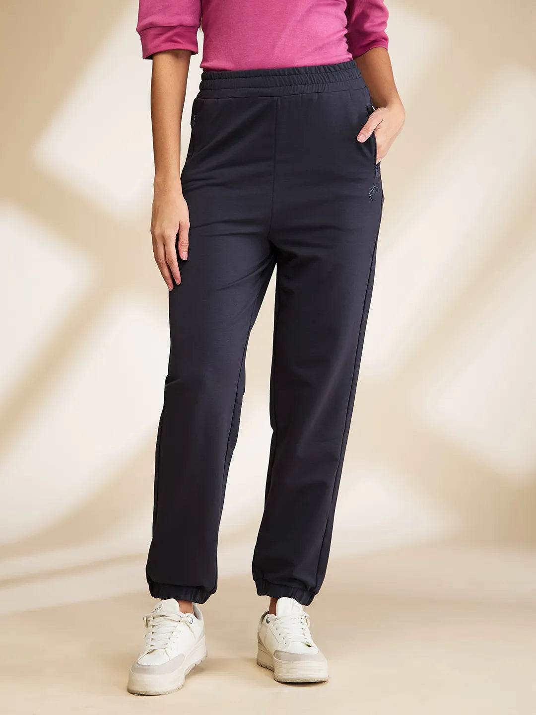 Being Human Clothing Womens-Bottom Joggers Graphite