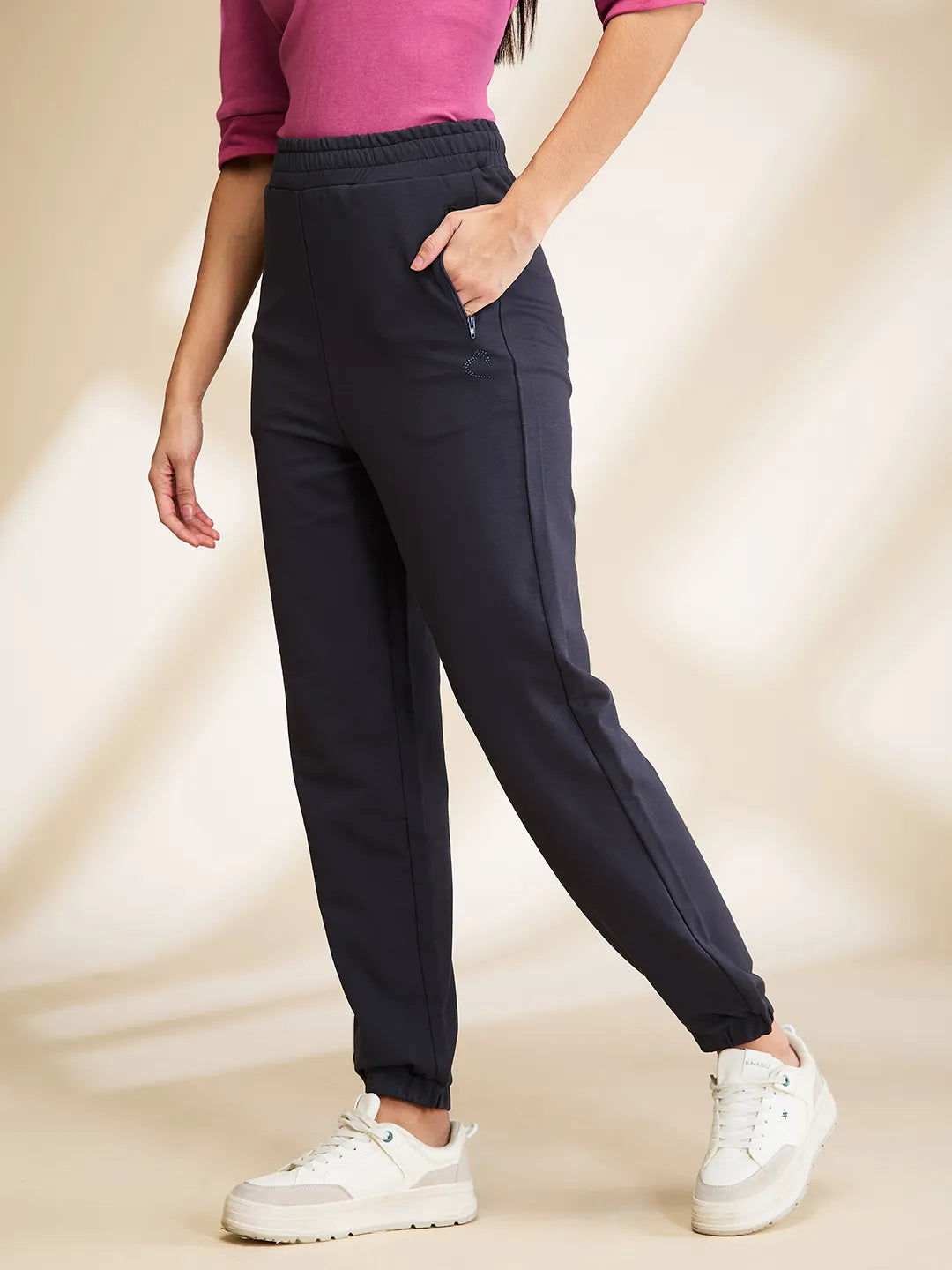 Being Human Clothing Womens-Bottom Joggers Graphite